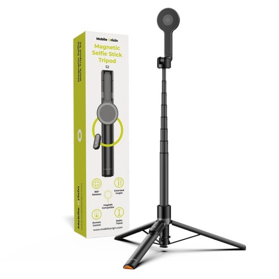 Selfie Stick și Trepied Magnetic Mobile Origin Magnetic Selfie Stick Tripod S2 (Selfie Sticks și Trepiede, MO-MSST-S2) by www.silkase.ro