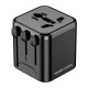 Adaptor Universal de Călătorie Mobile Origin PW30, EU/UK/US/AUS, Negru (Incarcatoare, MO-UTRA-PW30-BLK) by www.silkase.ro