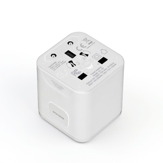 Adaptor de Voiaj Universal Mobile Origin PW30, EU/UK/US/AUS, Alb Adaptor de Voiaj Universal Mobile Origin PW30, EU/UK/US/AUS, Alb (Incarcatoare, MO-UTRA-PW30-WHT) by www.silkase.ro