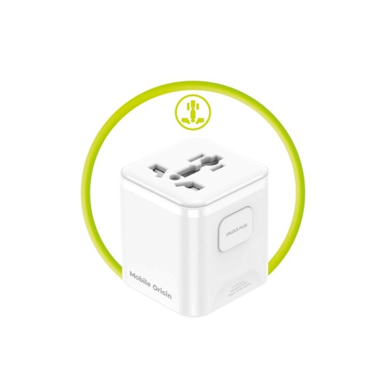 Adaptor de Voiaj Universal Mobile Origin PW30, EU/UK/US/AUS, Alb Adaptor de Voiaj Universal Mobile Origin PW30, EU/UK/US/AUS, Alb (Incarcatoare, MO-UTRA-PW30-WHT) by www.silkase.ro