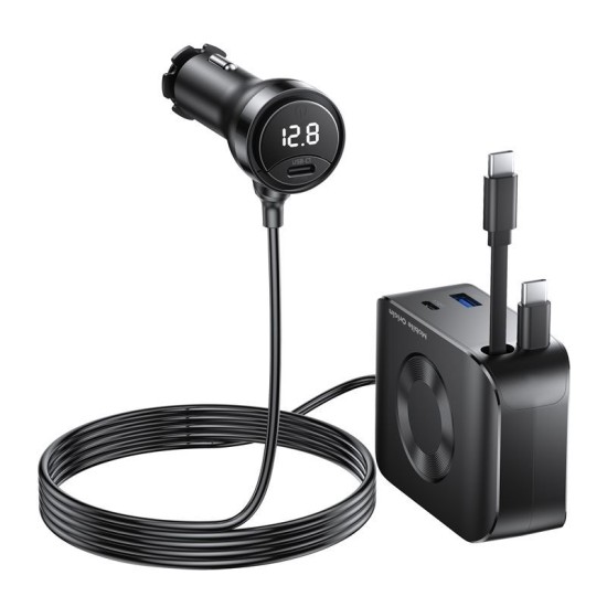 Încărcător Auto 5în1 Mobile Origin CA23, 75W, 2x USB-C, USB-A, 2 Cabluri USB-C (Accesorii auto, MO-75WCCH-CA23) by www.silkase.ro