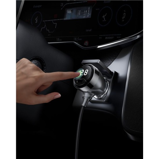 Încărcător Auto 5în1 Mobile Origin CA23, 75W, 2x USB-C, USB-A, 2 Cabluri USB-C (Accesorii auto, MO-75WCCH-CA23) by www.silkase.ro