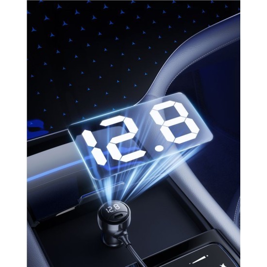 Încărcător Auto 5în1 Mobile Origin CA23, 75W, 2x USB-C, USB-A, 2 Cabluri USB-C (Accesorii auto, MO-75WCCH-CA23) by www.silkase.ro