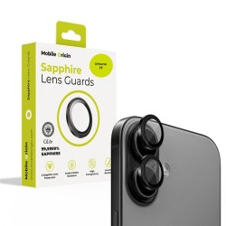 Protectie de safir pentru lentile camera Mobile Origin, neagra - iPhone 17