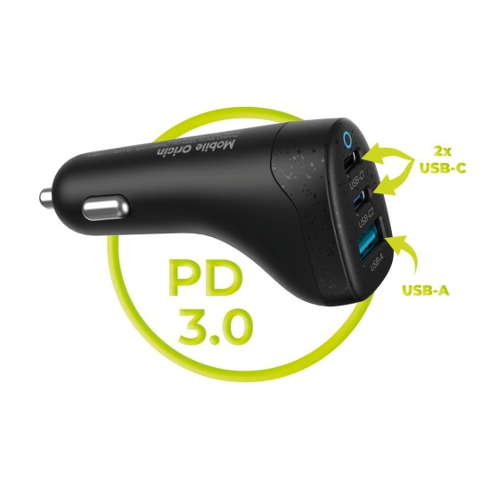 Încărcător Auto Mobile Origin 100W CA25 - 2x USB-C + USB-A, Încărcare Rapidă Încărcător Auto Mobile Origin 100W CA25 - 2x USB-C + USB-A, Încărcare Rapidă (Accesorii auto, MO-100WCCH-CA25) by www.silkase.ro