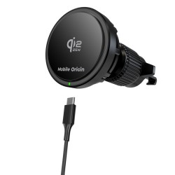 Încărcător Auto Wireless Mobile Origin Qi2 CA24, 25W, MagSafe Compatible