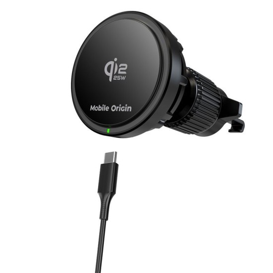 Încărcător Auto Wireless Mobile Origin Qi2 CA24, 25W, MagSafe Compatible Încărcător Auto Wireless Mobile Origin Qi2 CA24, 25W, MagSafe Compatible (Accesorii auto, MO-WCCH-CA24) by www.silkase.ro