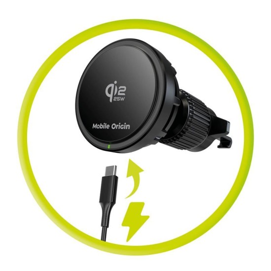 Încărcător Auto Wireless Mobile Origin Qi2 CA24, 25W, MagSafe Compatible Încărcător Auto Wireless Mobile Origin Qi2 CA24, 25W, MagSafe Compatible (Accesorii auto, MO-WCCH-CA24) by www.silkase.ro