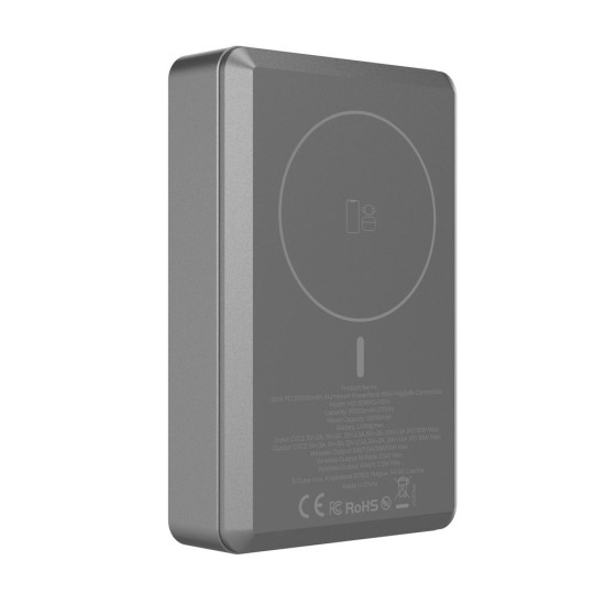 Baterie Externă Mobile Origin PB14, 20000mAh, 30W PD, Aluminiu, MagSafe Compatible Baterie Externă Mobile Origin PB14, 20000mAh, 30W PD, Aluminiu, MagSafe Compatible (Incarcatoare, MO-30WPD-PB14) by www.silkase.ro