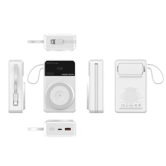 Baterie Externă Mobile Origin PB15, 35W PD, 20000mAh, MagSafe, Display LED Baterie Externă Mobile Origin PB15, 35W PD, 20000mAh, MagSafe, Display LED (Baterii Externe (Powerbanks), MO-35WPDD-PB15) by www.silkase.ro
