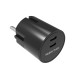 Încărcător de rețea Mobile Origin 30W Charger Plug PW33, 2x USB-C, Negru (Încărcătoare Rețea, MO-PW33-BLK) by www.silkase.ro
