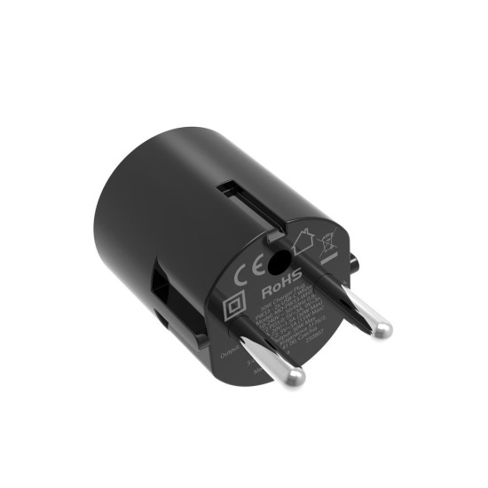 Încărcător de rețea Mobile Origin 30W Charger Plug PW33, 2x USB-C, Negru (Încărcătoare Rețea, MO-PW33-BLK) by www.silkase.ro
