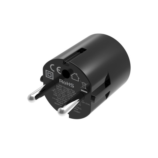 Încărcător de rețea Mobile Origin 30W Charger Plug PW33, 2x USB-C, Negru (Încărcătoare Rețea, MO-PW33-BLK) by www.silkase.ro