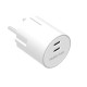 Încărcător Retea Mobile Origin PW33, 30W, 2x USB-C, Alb (S23, MO-PW33-WHT) by www.silkase.ro