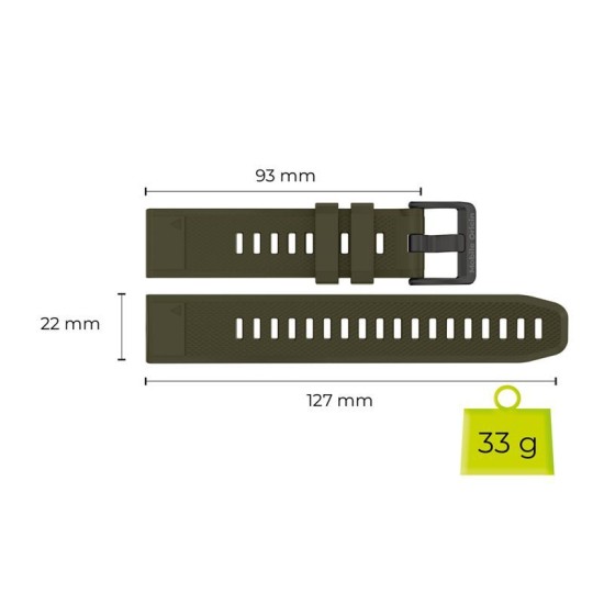 Curea Mobile Origin Easy Strap Quick Fit pentru Garmin, 22mm, Dark Green Curea Mobile Origin Easy Strap Quick Fit pentru Garmin, 22mm, Dark Green (Ingredi, MO-ES22-DGRN) by www.silkase.ro