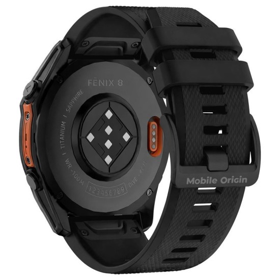 Curea Smartwatch Mobile Origin Easy Strap Quick Fit pentru Garmin, 26mm, Black Curea Smartwatch Mobile Origin Easy Strap Quick Fit pentru Garmin, 26mm, Black (Ingredi, MO-ES26-BLK) by www.silkase.ro