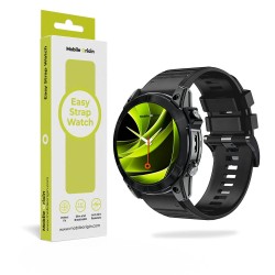 Curea Silicon Mobile Origin Easy Strap pentru Garmin ES2, 20mm, Black