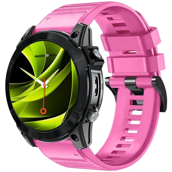 Curea din Silicon Mobile Origin Easy Strap pentru Garmin ES2, 20mm, Roz (Ingredi, MO-ESS-20-PNK) by www.silkase.ro