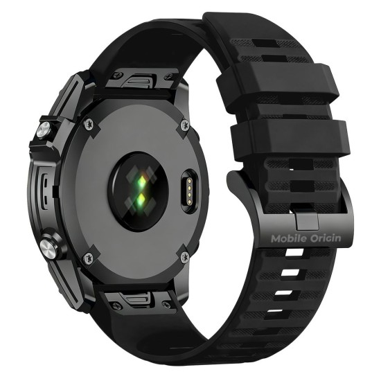 Curea Mobile Origin Easy Strap Quick Fit pentru Garmin ES2, 26mm, Black (Ingredi, MO-ESS-26-BLK) by www.silkase.ro