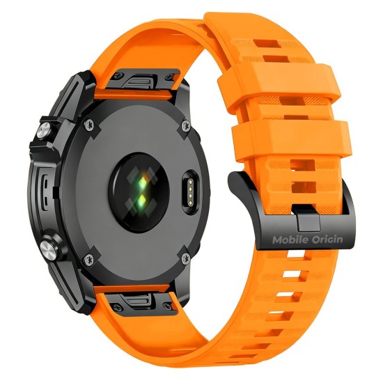 Curea Garmin 26mm Mobile Origin Easy Strap Quick Fit, Portocaliu Curea Garmin 26mm Mobile Origin Easy Strap Quick Fit, Portocaliu (Ingredi, MO-ESS-26-ORG) by www.silkase.ro