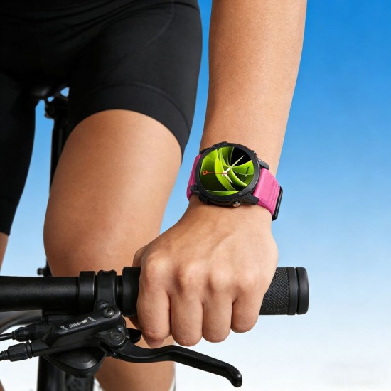 Curea Smartwatch Mobile Origin Easy Strap Quick Fit pentru Garmin ES2, 26mm, Roz (Ingredi, MO-ESS-26-PNK) by www.silkase.ro