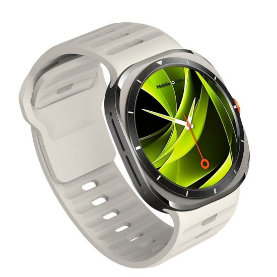 Curea Mobile Origin Easy Strap din Silicon pentru Samsung Galaxy Watch Ultra 47mm, Starlight (Ingredi, MO-SGWU-STAR) by www.silkase.ro