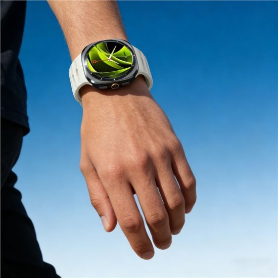Curea Mobile Origin Easy Strap din Silicon pentru Samsung Galaxy Watch Ultra 47mm, Starlight (Ingredi, MO-SGWU-STAR) by www.silkase.ro