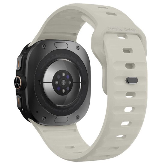 Curea Mobile Origin Easy Strap din Silicon pentru Samsung Galaxy Watch Ultra 47mm, Starlight (Ingredi, MO-SGWU-STAR) by www.silkase.ro