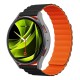 Curea Magnetică Mobile Origin Easy Strap pentru Ceas, 20mm, Black/Orange (Ingredi, MO-ESM20-BLK-ORG) by www.silkase.ro