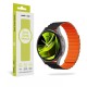 Curea Magnetică Mobile Origin Easy Strap pentru Ceas, 20mm, Black/Orange (Ingredi, MO-ESM20-BLK-ORG) by www.silkase.ro