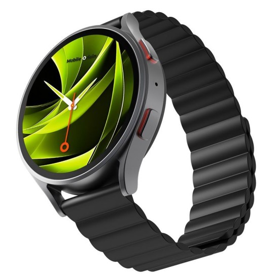Curea Magnetica Mobile Origin Easy Strap pentru Smartwatch, 22mm, Black Curea Magnetica Mobile Origin Easy Strap pentru Smartwatch, 22mm, Black (Ingredi, MO-ESM22-BLK) by www.silkase.ro