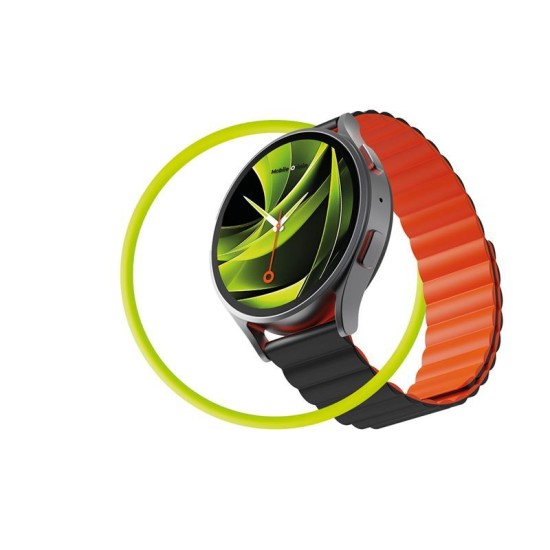 Curea Magnetică Mobile Origin Easy Strap 22mm, Negru/Portocaliu Curea Magnetică Mobile Origin Easy Strap 22mm, Negru/Portocaliu (Ingredi, MO-ESM22-BLK-ORG) by www.silkase.ro