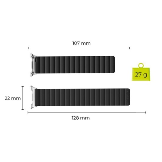 Curea Magnetica Mobile Origin Easy Strap pentru Samsung Galaxy Watch 8, Black Curea Magnetica Mobile Origin Easy Strap pentru Samsung Galaxy Watch 8, Black (Galaxy Watch 8, MO-MGW8-BLK) by www.silkase.ro