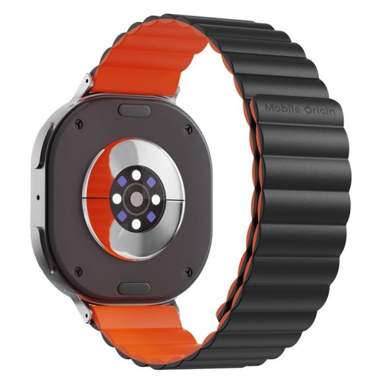 Curea Magnetica Mobile Origin Easy Strap pentru Samsung Galaxy Watch 8, Black/Orange Curea Magnetica Mobile Origin Easy Strap pentru Samsung Galaxy Watch 8, Black/Orange (Galaxy Watch 8, MO-MGW8-BLK-ORG) by www.silkase.ro