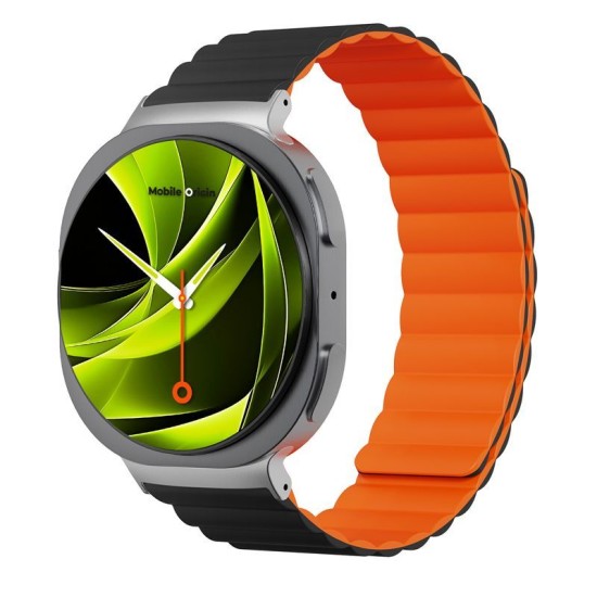 Curea Magnetica Mobile Origin Easy Strap pentru Samsung Galaxy Watch 8, Black/Orange Curea Magnetica Mobile Origin Easy Strap pentru Samsung Galaxy Watch 8, Black/Orange (Galaxy Watch 8, MO-MGW8-BLK-ORG) by www.silkase.ro