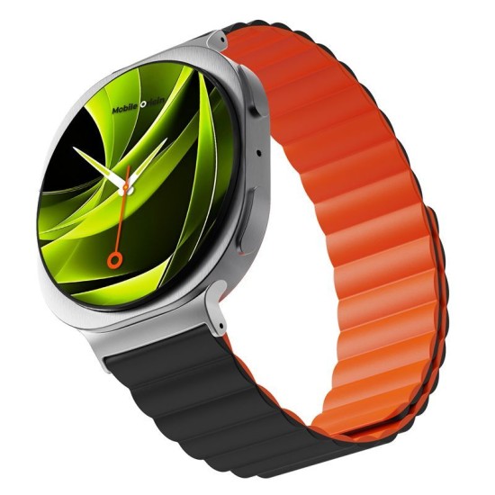 Curea Magnetica Mobile Origin Easy Strap pentru Samsung Galaxy Watch 8, Black/Orange Curea Magnetica Mobile Origin Easy Strap pentru Samsung Galaxy Watch 8, Black/Orange (Galaxy Watch 8, MO-MGW8-BLK-ORG) by www.silkase.ro