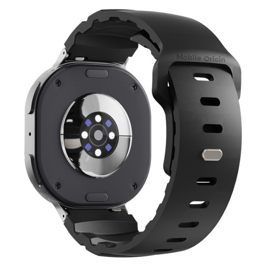 Curea Mobile Origin Easy Strap pentru Samsung Galaxy Watch 8, Black (Galaxy Watch 8, MO-GW8-BLK) by www.silkase.ro
