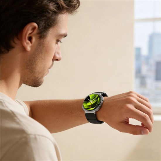 Curea Mobile Origin Easy Strap pentru Samsung Galaxy Watch 8, Black (Galaxy Watch 8, MO-GW8-BLK) by www.silkase.ro