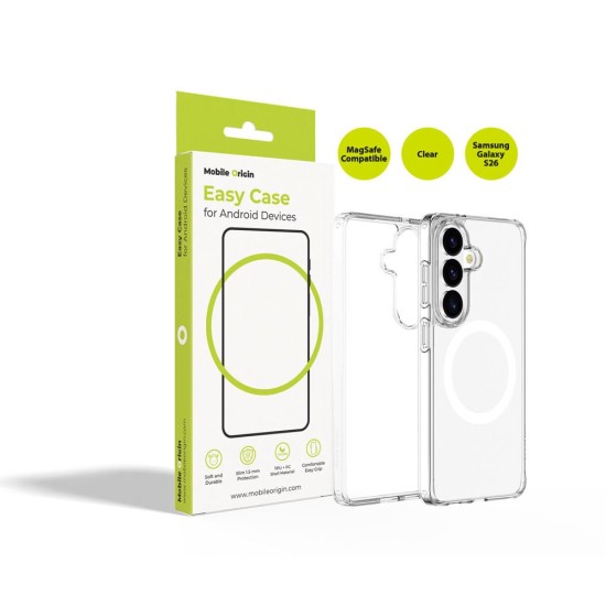 Husa Mobile Origin Easy, MagSafe pentru Samsung Galaxy S26, Transparent Husa Mobile Origin Easy, MagSafe pentru Samsung Galaxy S26, Transparent (S26, MO-HYCL-GS26) by www.silkase.ro