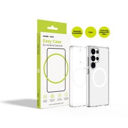 Husă Mobile Origin Easy Case pentru Samsung Galaxy S25 Ultra, MagSafe, Transparentă