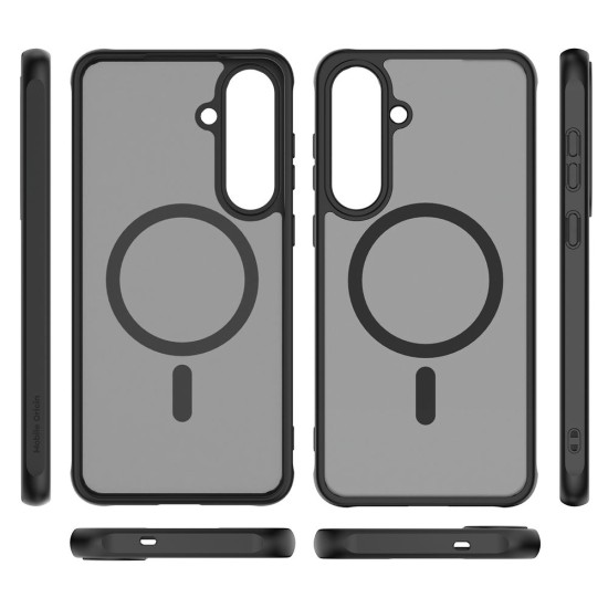 Husă Mobile Origin Easy Case pentru Samsung Galaxy S25 FE, MagSafe, Matte Black (S25 FE, MO-HYMBL-GS25FE) by www.silkase.ro