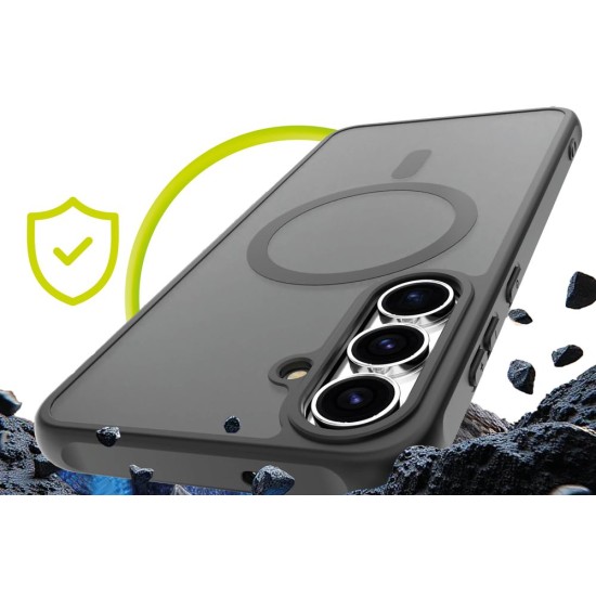 Husă Mobile Origin Easy Case pentru Samsung Galaxy S25 FE, MagSafe, Matte Black (S25 FE, MO-HYMBL-GS25FE) by www.silkase.ro