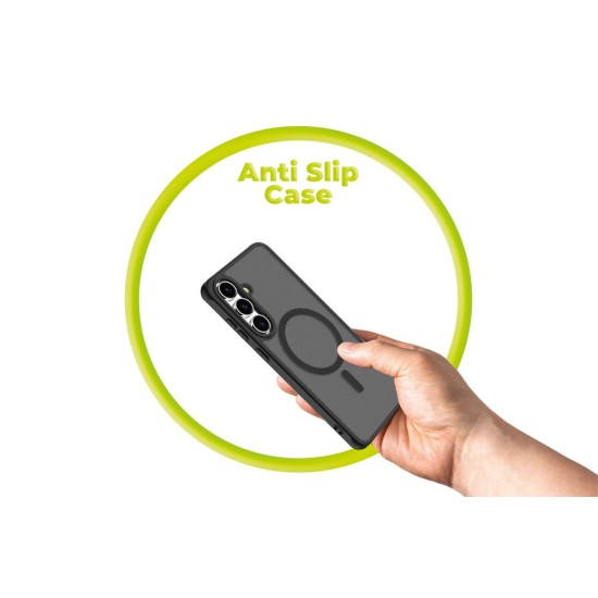 Husă Mobile Origin Easy Case pentru Samsung Galaxy S25 FE, MagSafe, Matte Black (S25 FE, MO-HYMBL-GS25FE) by www.silkase.ro