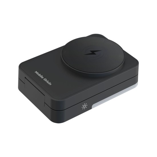 Stație de Încărcare 3-în-1 Mobile Origin PW28, Pliabilă, cu Lumină, Negru Stație de Încărcare 3-în-1 Mobile Origin PW28, Pliabilă, cu Lumină, Negru (Încărcătoare Wireless, MO-FCHS-PW28-BLK) by www.silkase.ro