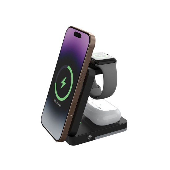 Stație de Încărcare 3-în-1 Mobile Origin PW28, Pliabilă, cu Lumină, Negru Stație de Încărcare 3-în-1 Mobile Origin PW28, Pliabilă, cu Lumină, Negru (Încărcătoare Wireless, MO-FCHS-PW28-BLK) by www.silkase.ro
