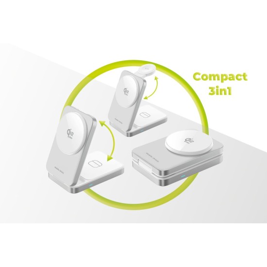 Stand de Încărcare Mobile Origin 3în1 Qi2 25W Foldable PW35, Compatibil MagSafe - Argintiu Stand de Încărcare Mobile Origin 3în1 Qi2 25W Foldable PW35, Compatibil MagSafe - Argintiu (Încărcătoare Wireless, MO-FCHS-PW35-SLV) by www.silkase.ro