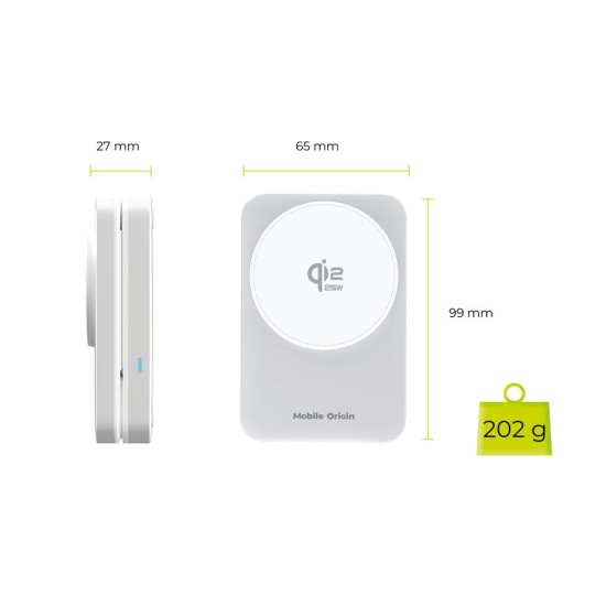 Stand de Încărcare Mobile Origin 3în1 Qi2 25W Foldable PW35, Compatibil MagSafe - Argintiu Stand de Încărcare Mobile Origin 3în1 Qi2 25W Foldable PW35, Compatibil MagSafe - Argintiu (Încărcătoare Wireless, MO-FCHS-PW35-SLV) by www.silkase.ro