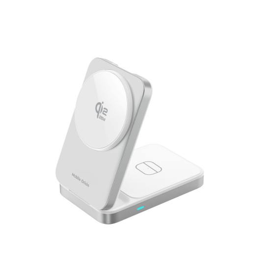 Stand de Încărcare Mobile Origin 3în1 Qi2 25W Foldable PW35, Compatibil MagSafe - Argintiu Stand de Încărcare Mobile Origin 3în1 Qi2 25W Foldable PW35, Compatibil MagSafe - Argintiu (Încărcătoare Wireless, MO-FCHS-PW35-SLV) by www.silkase.ro
