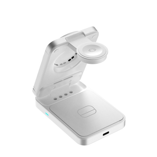 Stand de Încărcare Mobile Origin 3în1 Qi2 25W Foldable PW35, Compatibil MagSafe - Argintiu Stand de Încărcare Mobile Origin 3în1 Qi2 25W Foldable PW35, Compatibil MagSafe - Argintiu (Încărcătoare Wireless, MO-FCHS-PW35-SLV) by www.silkase.ro