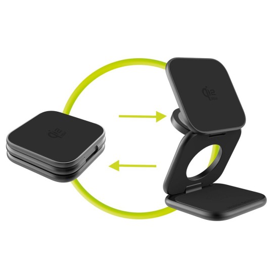 Încărcător Wireless 3în1 Mobile Origin PW36, Qi2 25W, MagSafe, Matte Black (Încărcătoare Wireless, MO-USF-PW36-BLK) by www.silkase.ro